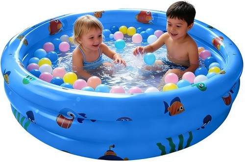Inflatable round baby swimming - round,
