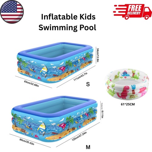 Inflatable kids swimming pool - inflatable,