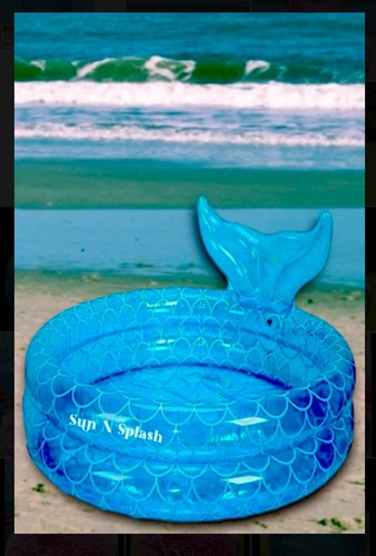 Inflatable mermaid kids - 35”,
