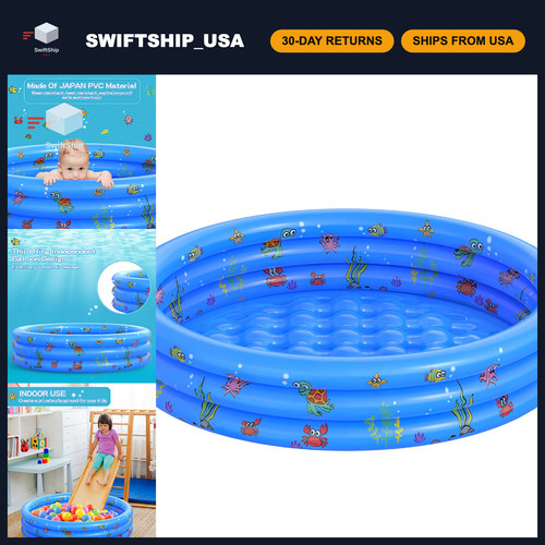 Inflatable round baby swimming - round,