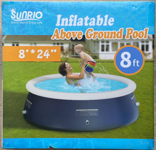New sunrio 8ft inflatable - new,