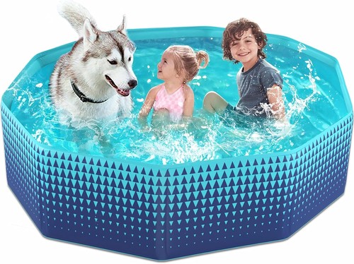 Foldable dog kiddie pool - foldable,