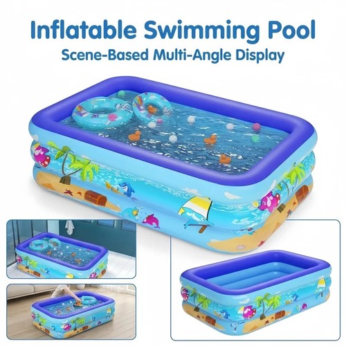 Inflatable kids swimming pool - kids,