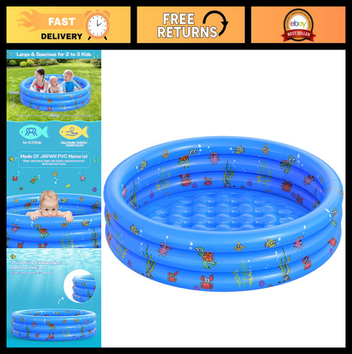 Inflatable round baby swimming - round,