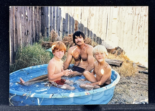 Vintage old found photo 1980's